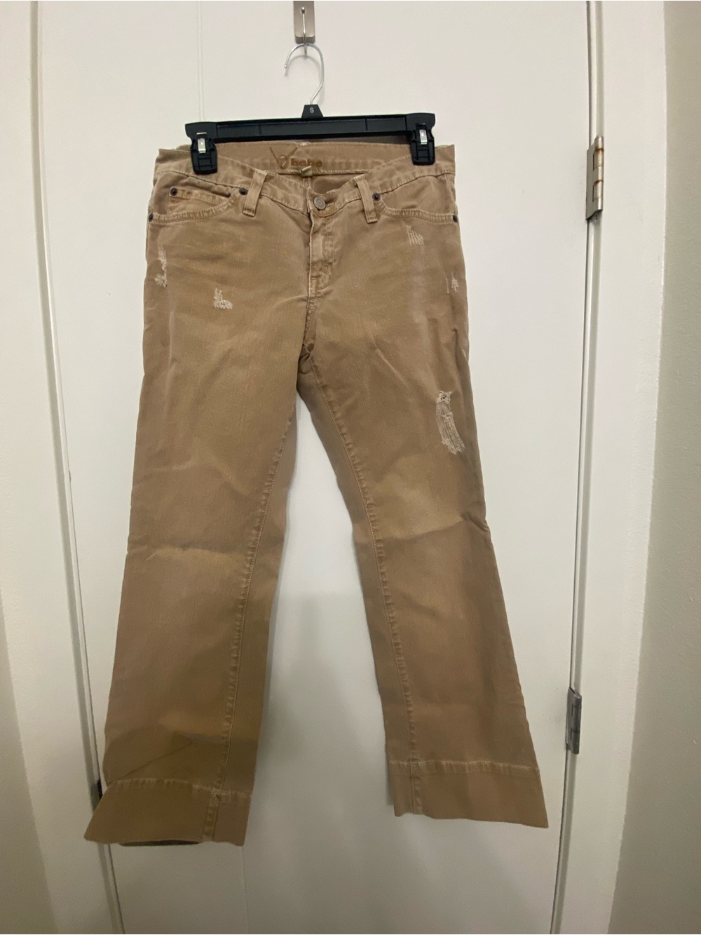 bebe Tan Flared tan Jeans